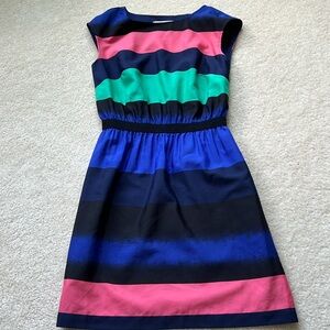 Loft XXSP color stripe dress